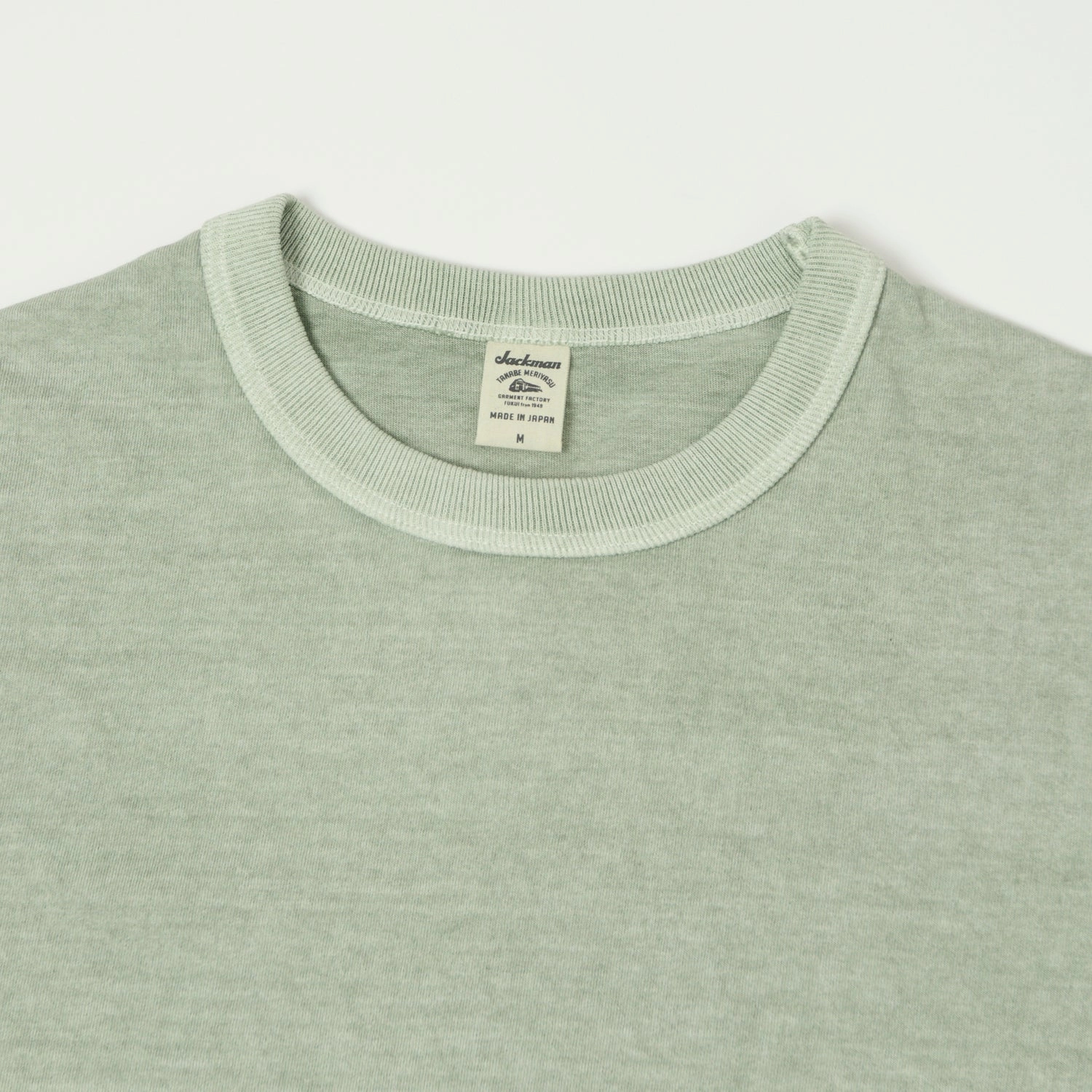 Minimalist Stitching FadeResistant Coating Jackman Lead-Off T-Shirt - Fade Sage
