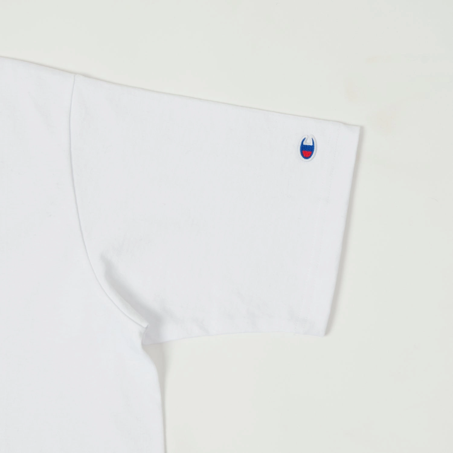 Champion Made in USA Crewneck Tee - White Sustainable Packaging Spring Wear