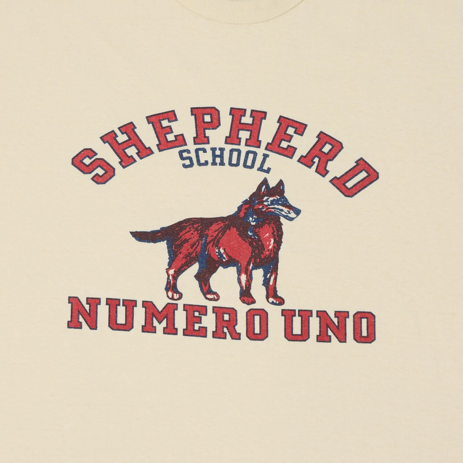 Layered Look Wear Abstract print Warehouse & Co 4064 'Shepherd' T-Shirt - Cream