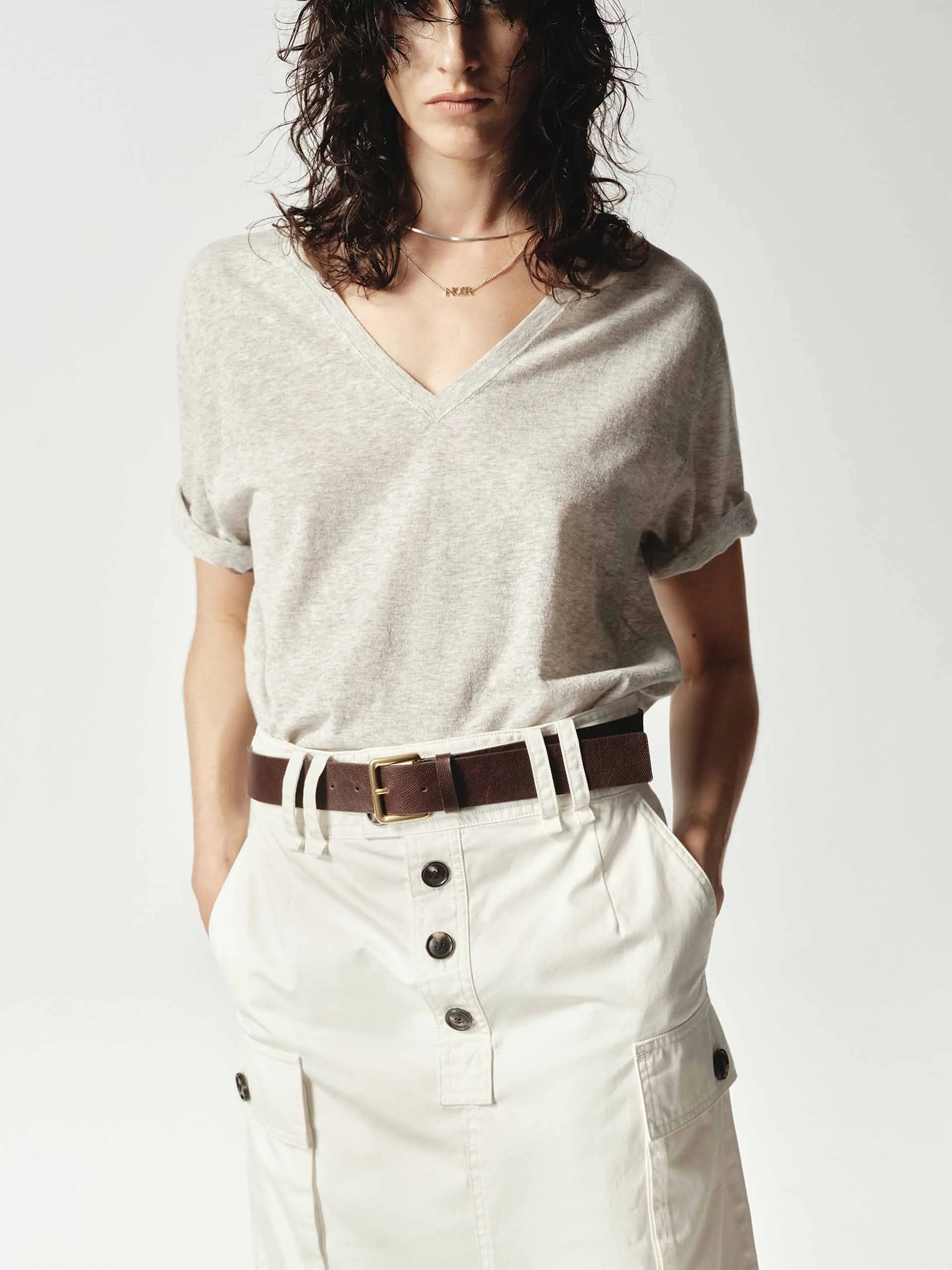 Lightweight V-neck Top Road Trip Ready