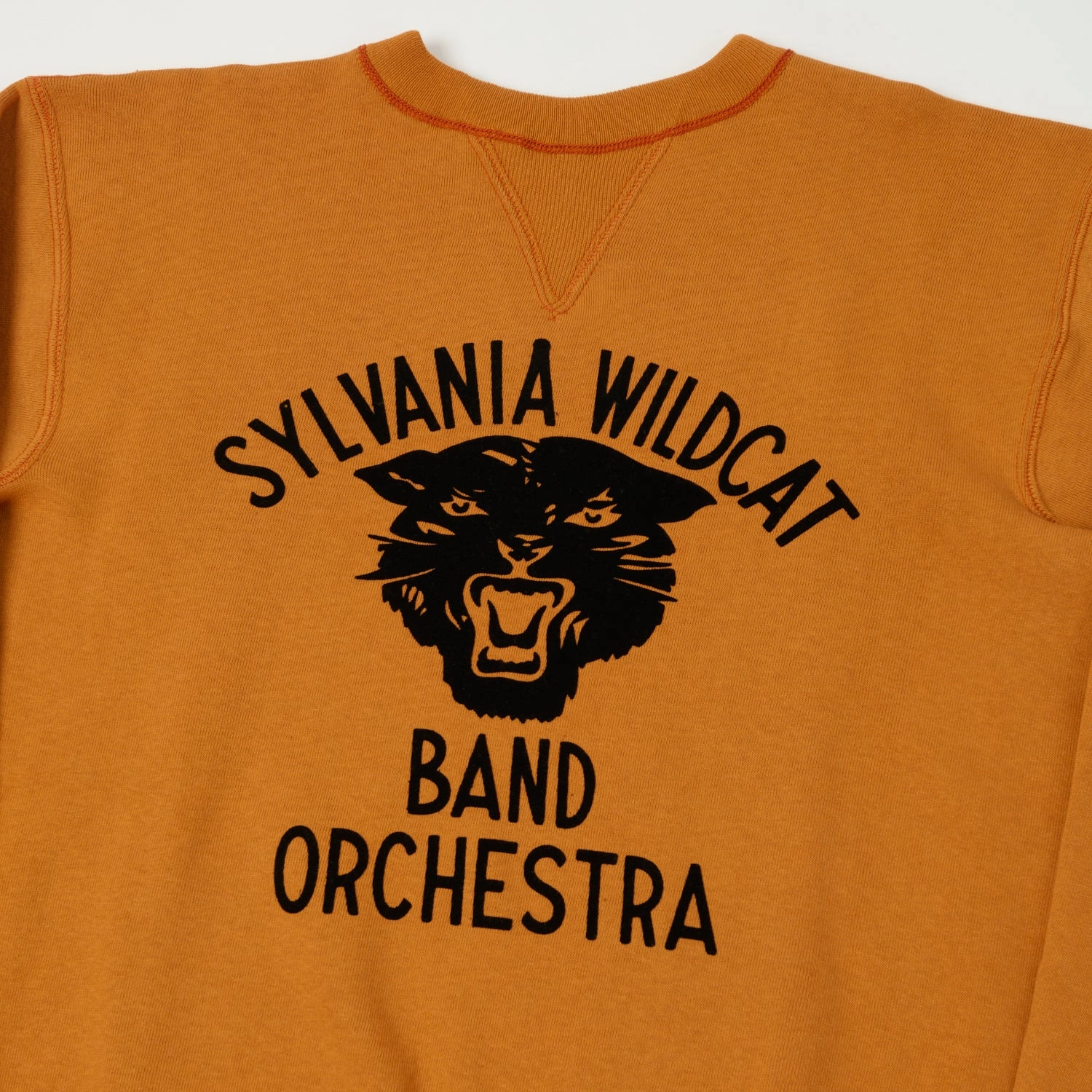 Warehouse & Co 403 'Sylvania' Sweatshirt - Dark Orange Transitional Piece Minimal Staple