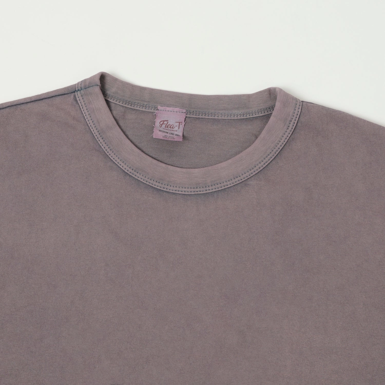 Flea-T 1950s Garment Dyed T-Shirt - Navy Fur combination harmonious