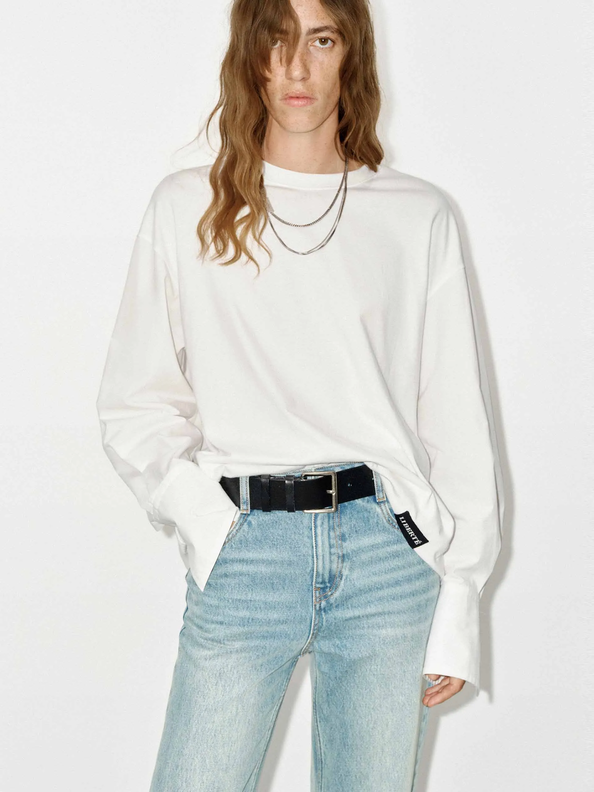 Must-Have Item Smooth zipper closure Crew Neck Cotton Top
