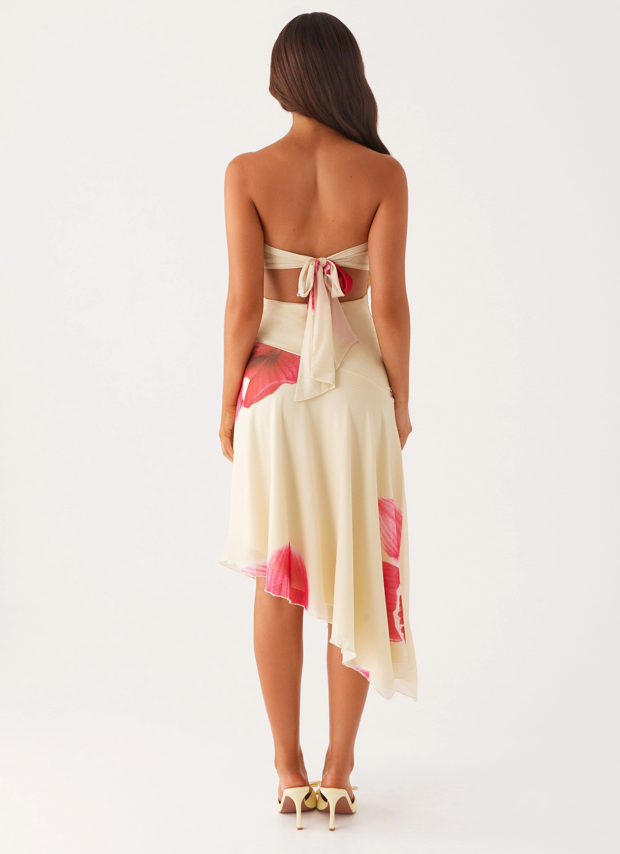 Must-have Mariposa Midi Dress - Orchid Yellow