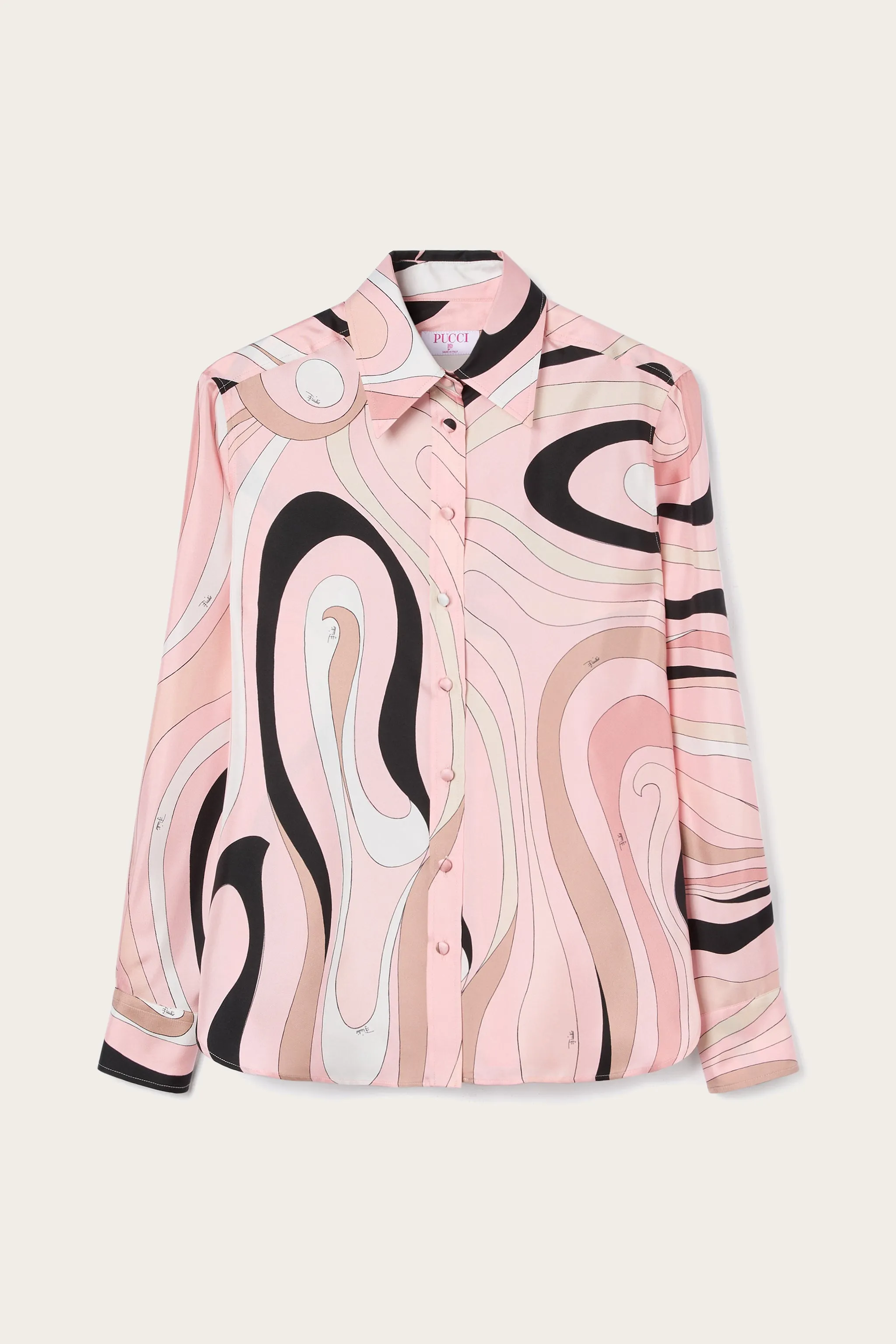 Marmo Print Silk Shirt Sustainable fashion Trendsetting Design