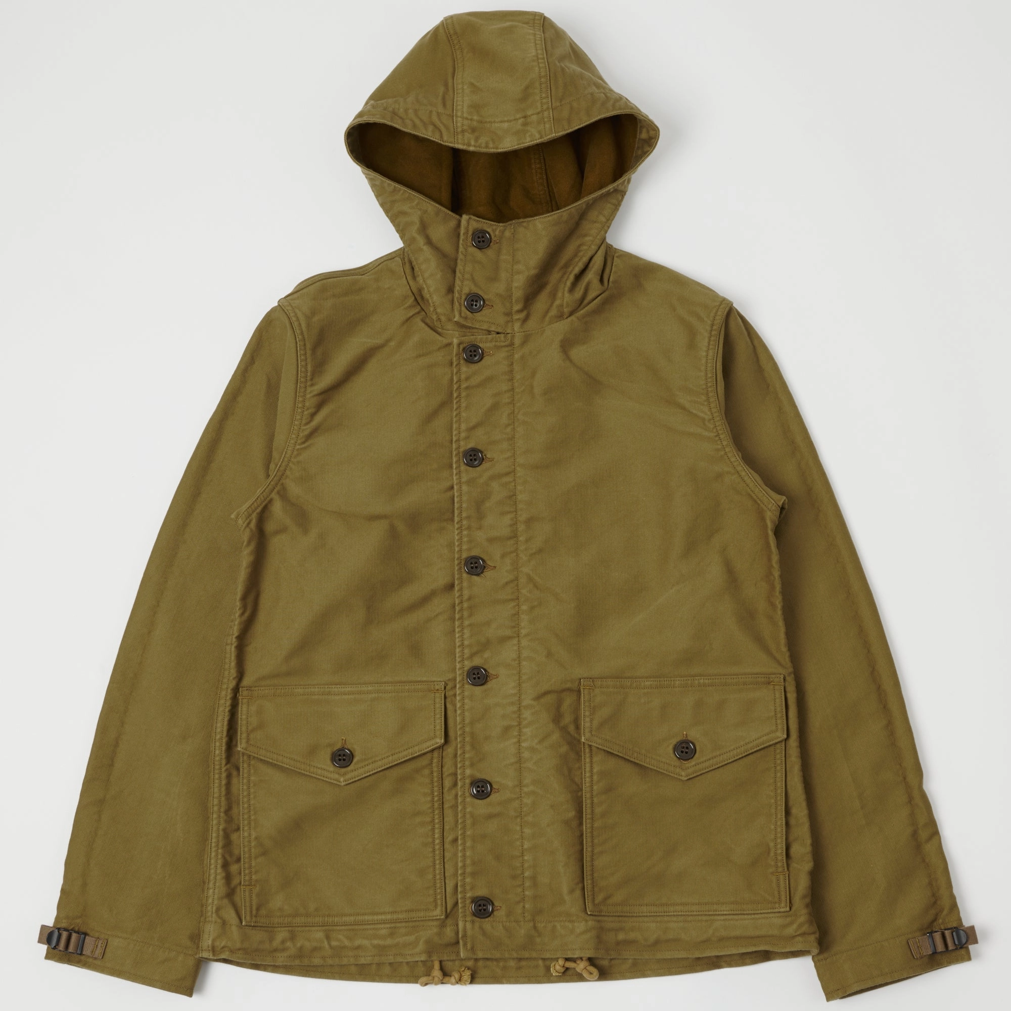 Freewheelers & Co U.S. Army Deck Worker Parka - Khaki Beige Continue
