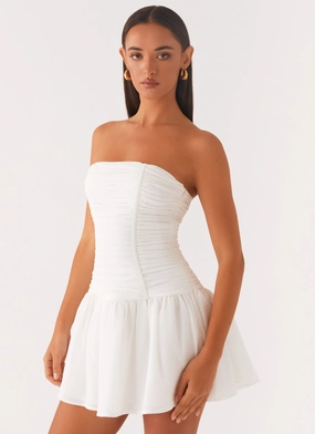 Modern Movement Meadow Dreams Mini Dress - White