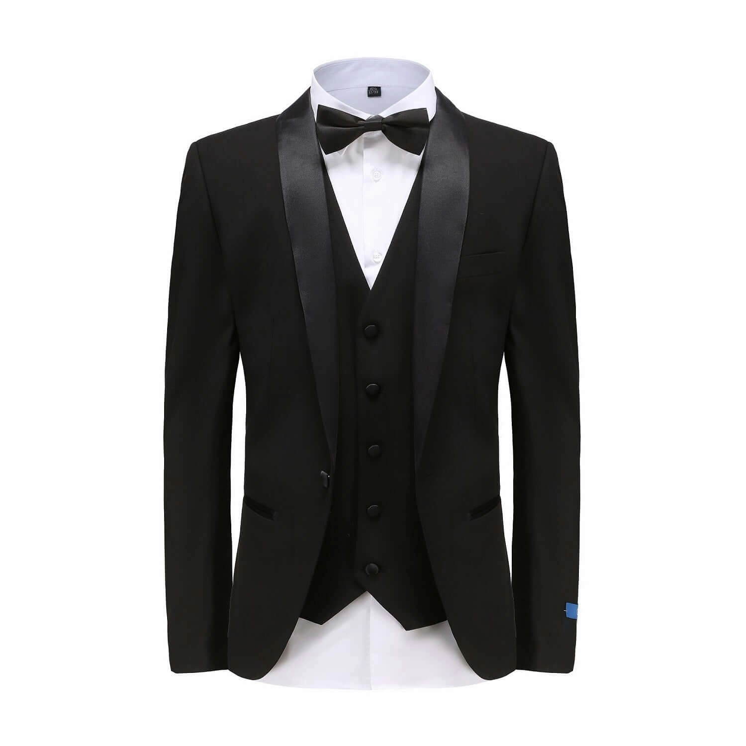 Men's 3-Piece Shawl Lapel Slim Fit Tuxedo Set Dapper Look