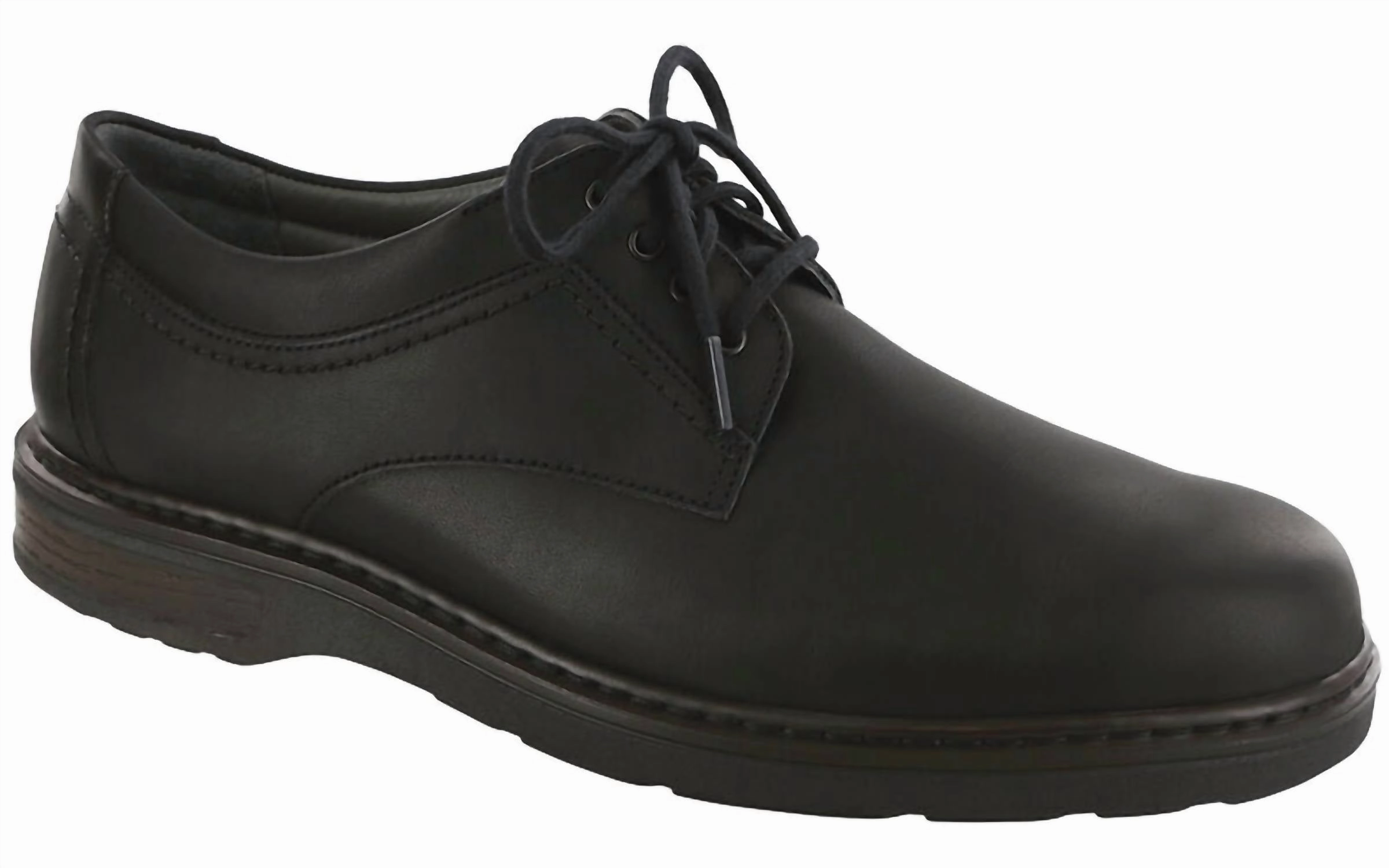 Stylish Office Lace-ups Leather Casual Shoes Men's Aden Lace Up Oxford In Black