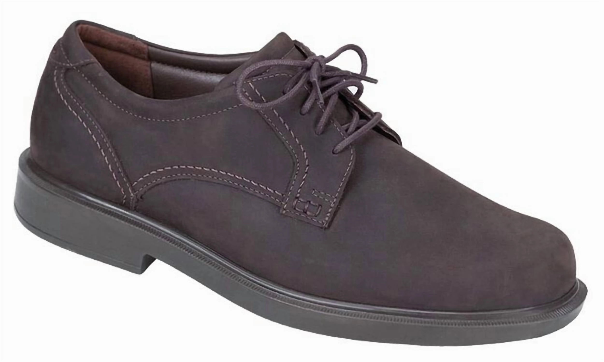Breathable Feel All Day Worker Smart Step On Men's Ambassador Lace Up Oxford In Coffee Bean