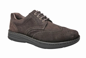 Men's Delaware Wingtip Oxford Shoes In Brown Dress Identity Elegant Footwear