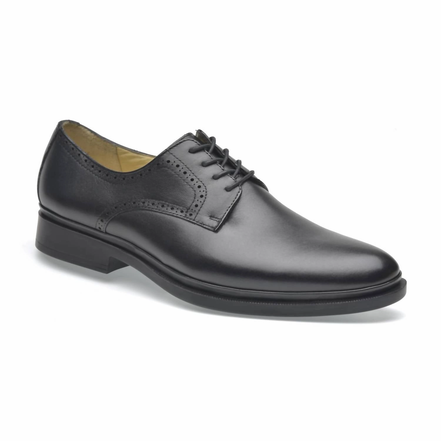 Men's Lambskin Oxfords Classic In Black Commuting Footwear