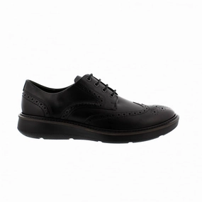 Men's Lhasa Derby Shoe In Black Comfy Fit Breathable Feel Formal Gathering