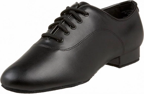 Textured Finish Active Worker Luxe Detail Urban Executive Men's Social Dance Shoe In Black