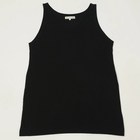 Chic Style Trend AllWeatherComfort Merz b. Schwanen 136 Lightweight Tank Top - Deep Black