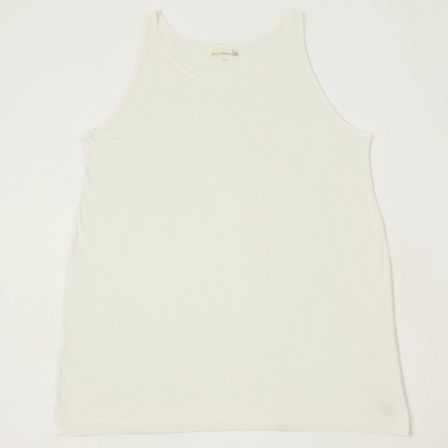 Breathable Fit Wear StretchComfortWeave Merz b. Schwanen 136 Lightweight Tank Top - White