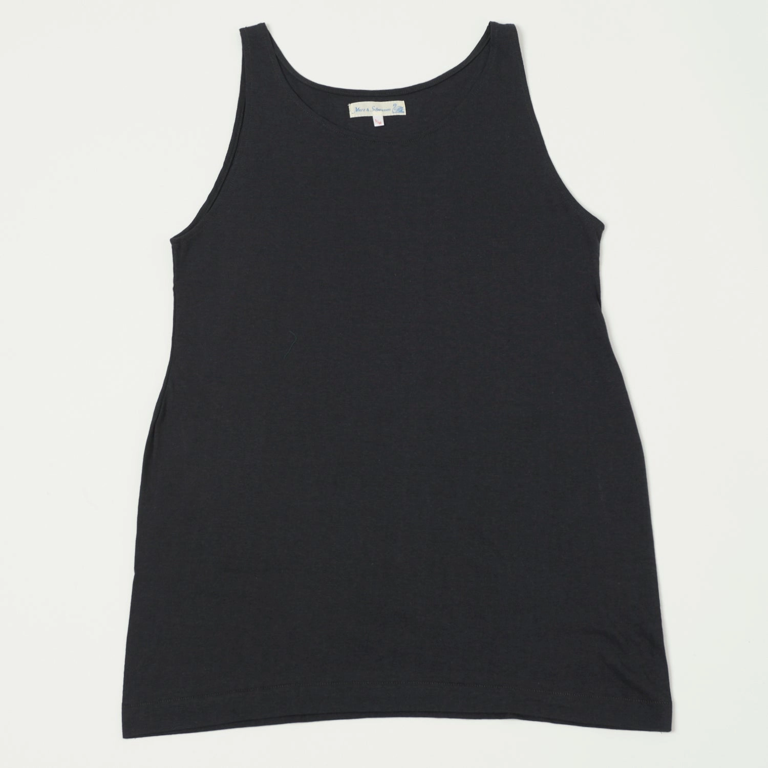 Merz b. Schwanen 136 Lighweight Tank Top - Charcoal Versatile Style Trend