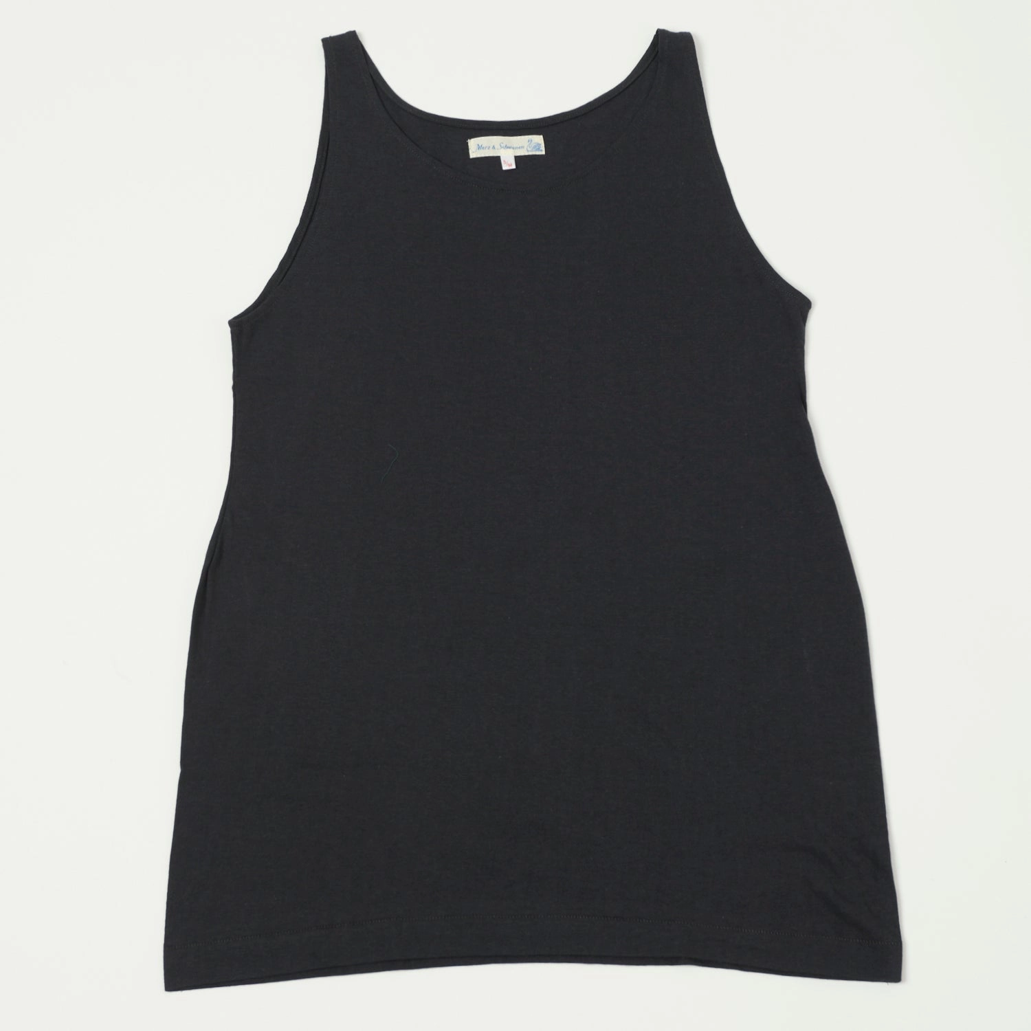 Merz b. Schwanen 136 Lighweight Tank Top - Charcoal Timeless Comfort