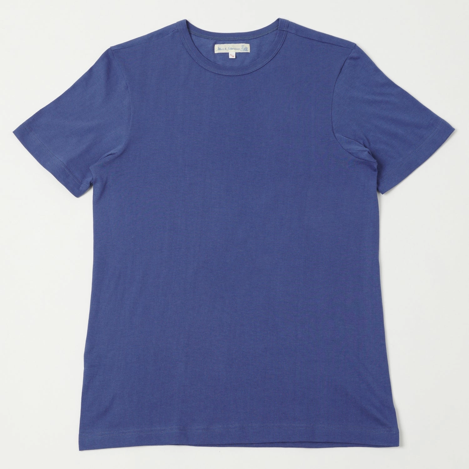 Easy Wear Style Merz b. Schwanen 1950s Classic Lightweight T-Shirt - Pacific