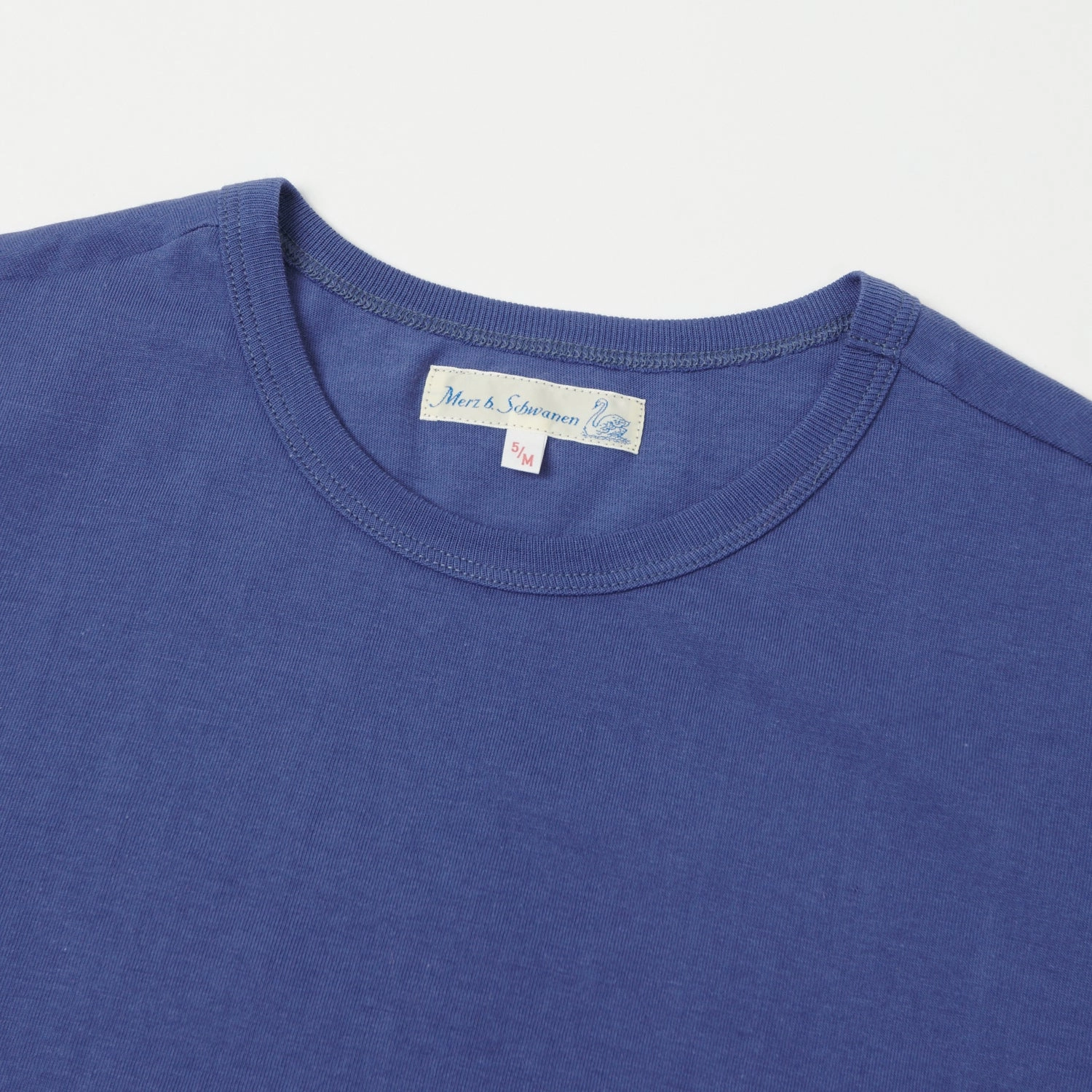 cycling outfit Ethically Sourced Materials Merz b. Schwanen 1950s Classic Lightweight T-Shirt - Pacific