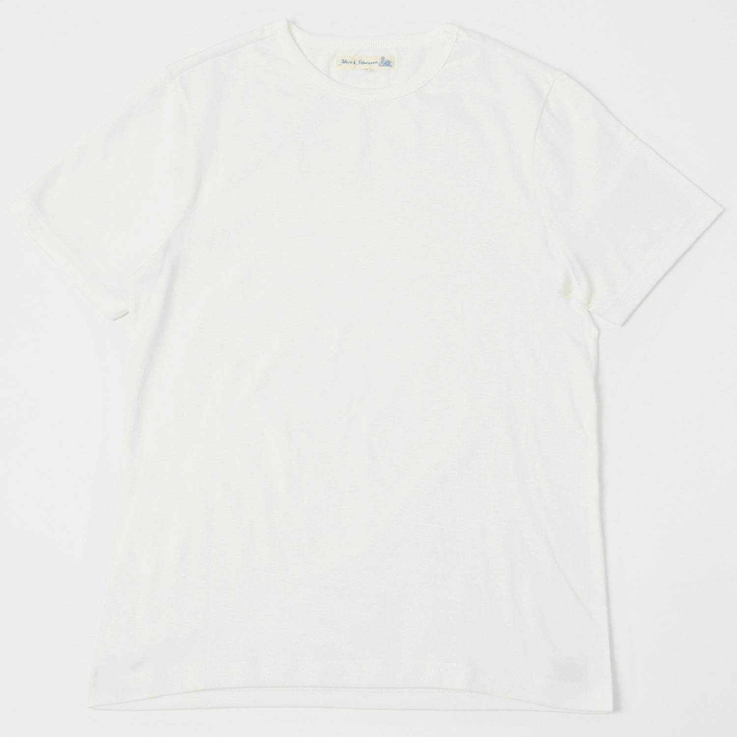 Layered Look Wear All Season Wear Merz b. Schwanen 1950s Classic Lightweight T-Shirt - White