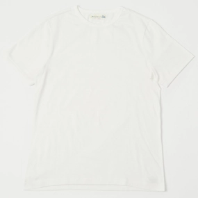 Outdoor Leisure EthicalProduction Merz b. Schwanen 1950s Classic Lightweight T-Shirt - White