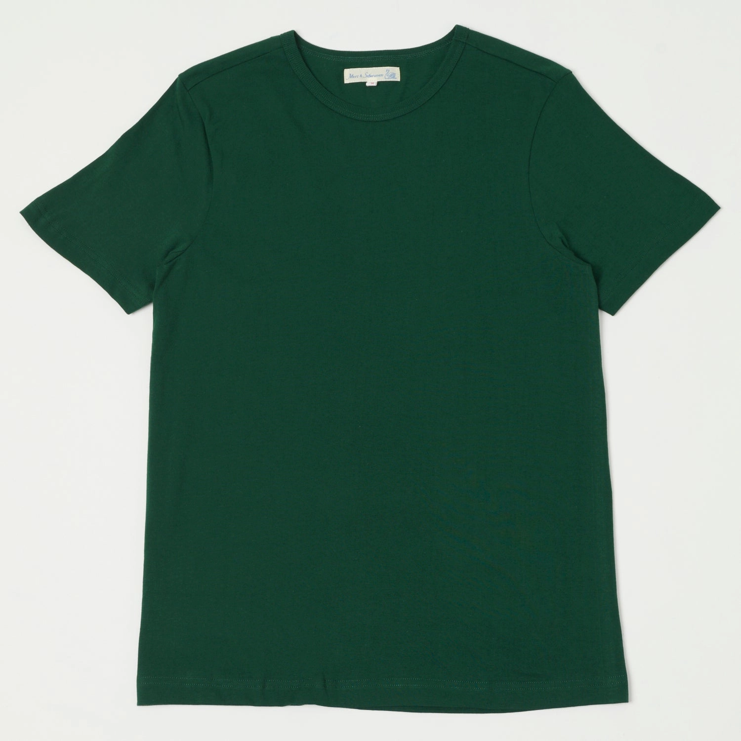 Daily Style Merz b. Schwanen 1950s Crew Neck Tee - Classic Green