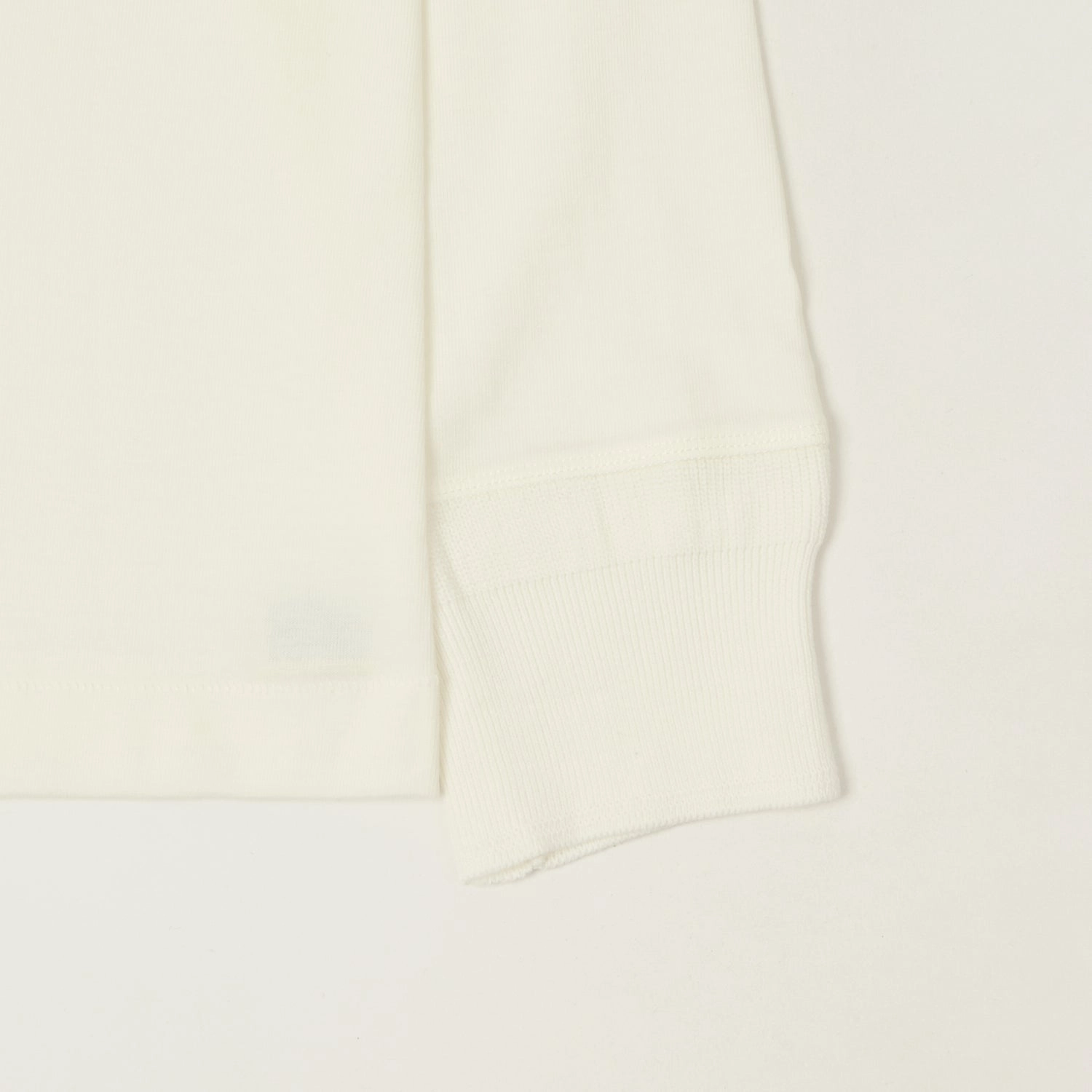 Merz b. Schwanen 206 Long Sleeve Henley - White AntiBacterialTreatment