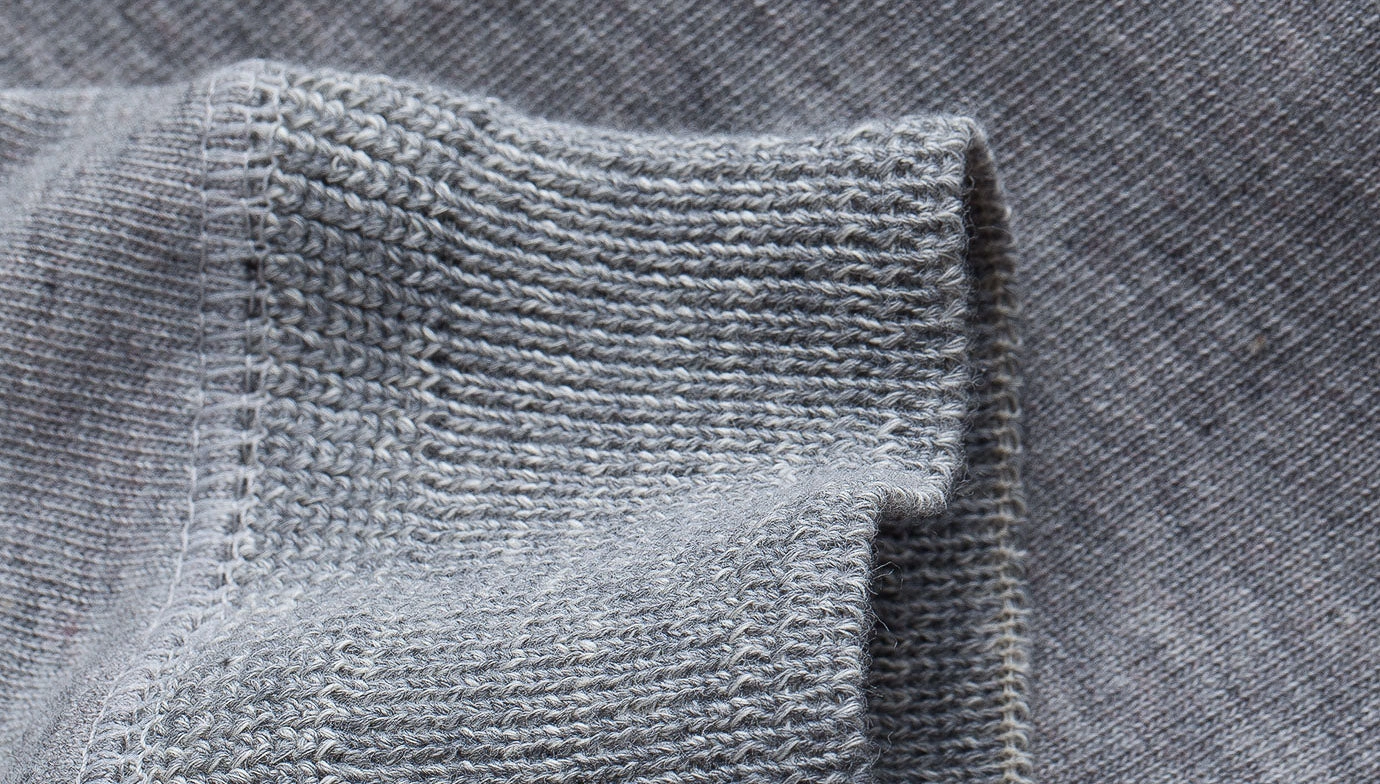 Perfect Layer Wear Merz b. Schwanen 207 Short Sleeve Henley - Grey Melange
