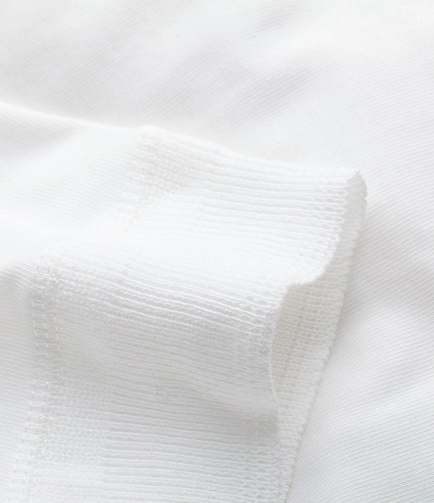 SeamlessSidePanels Comfort Fit Design Merz b. Schwanen 207 Short Sleeve Henley - White