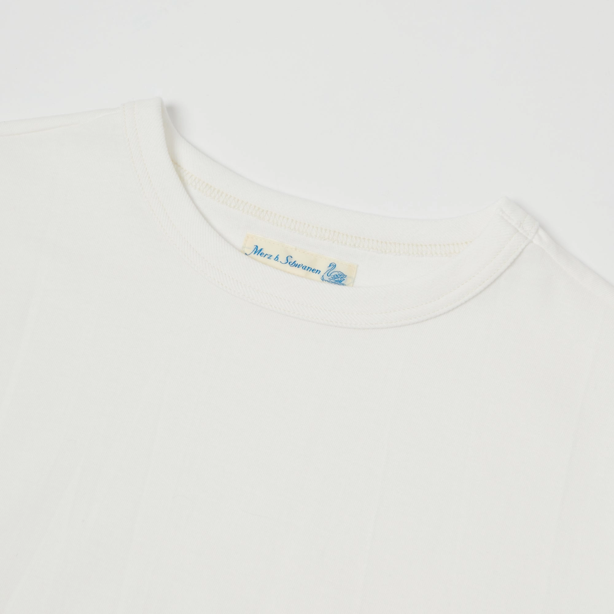 Essential Comfort Casual Flex Design Merz b. Schwanen 214 Relaxed T-Shirt - White