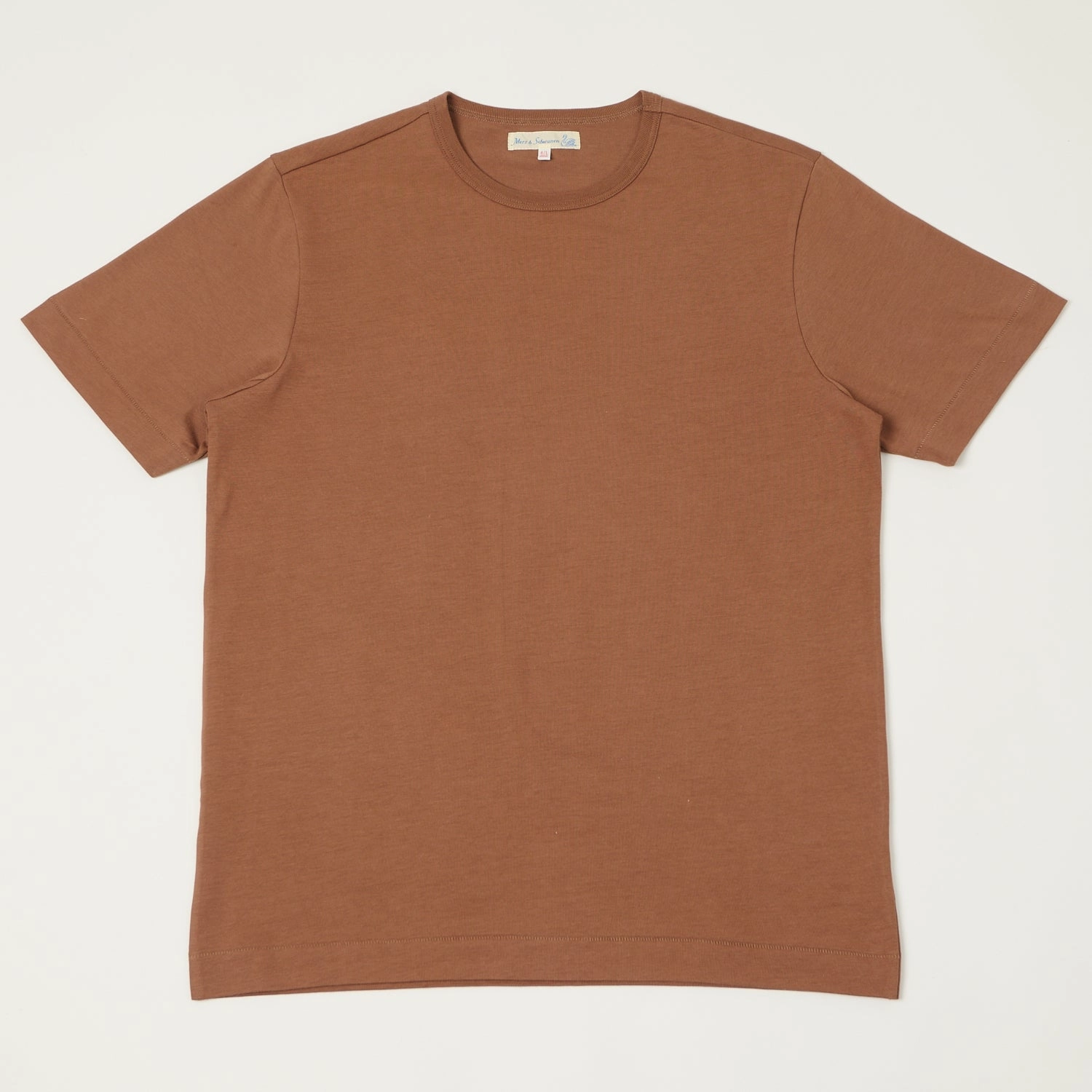 Merz b. Schwanen 2M15 Classic Jersey T-Shirt - Nut Lightweight Style Holiday Casual