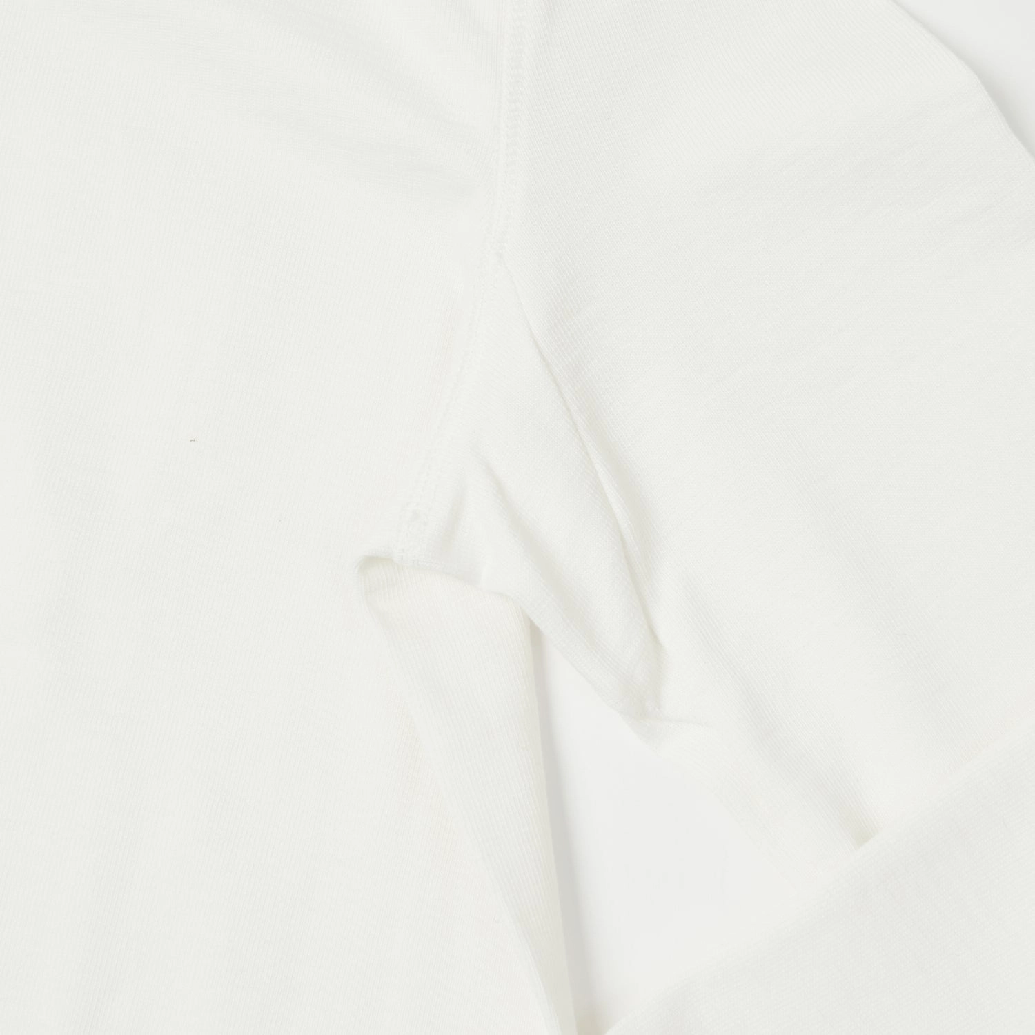 Microfiber Blend Moisture Wicking Fabric Merz b. Schwanen 2S04 Heavyweight Long Sleeve Henley - Nature