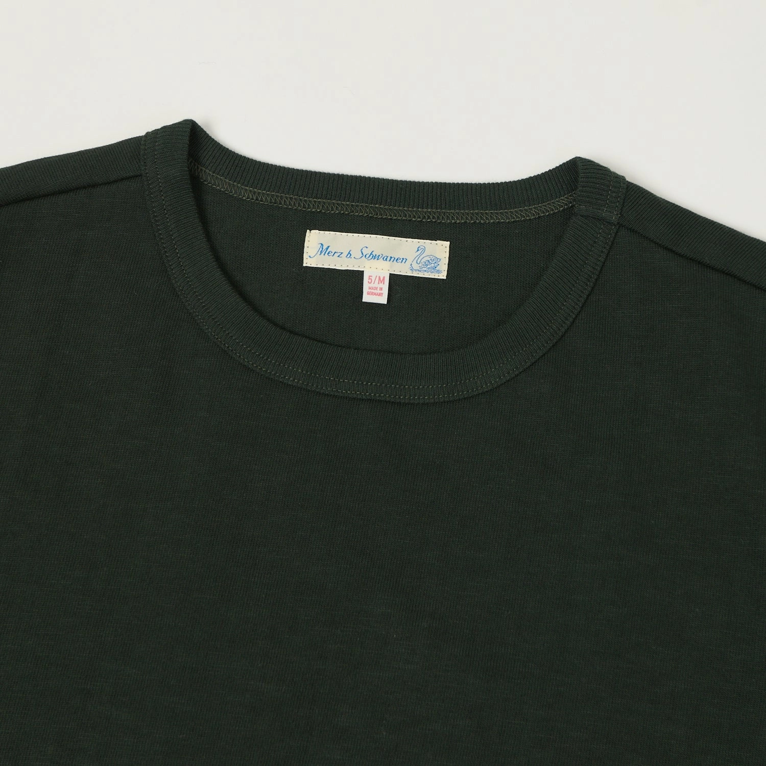 Performance Stretch Merz b. Schwanen 2S14 Relaxed Heavyweight T-Shirt - Forest