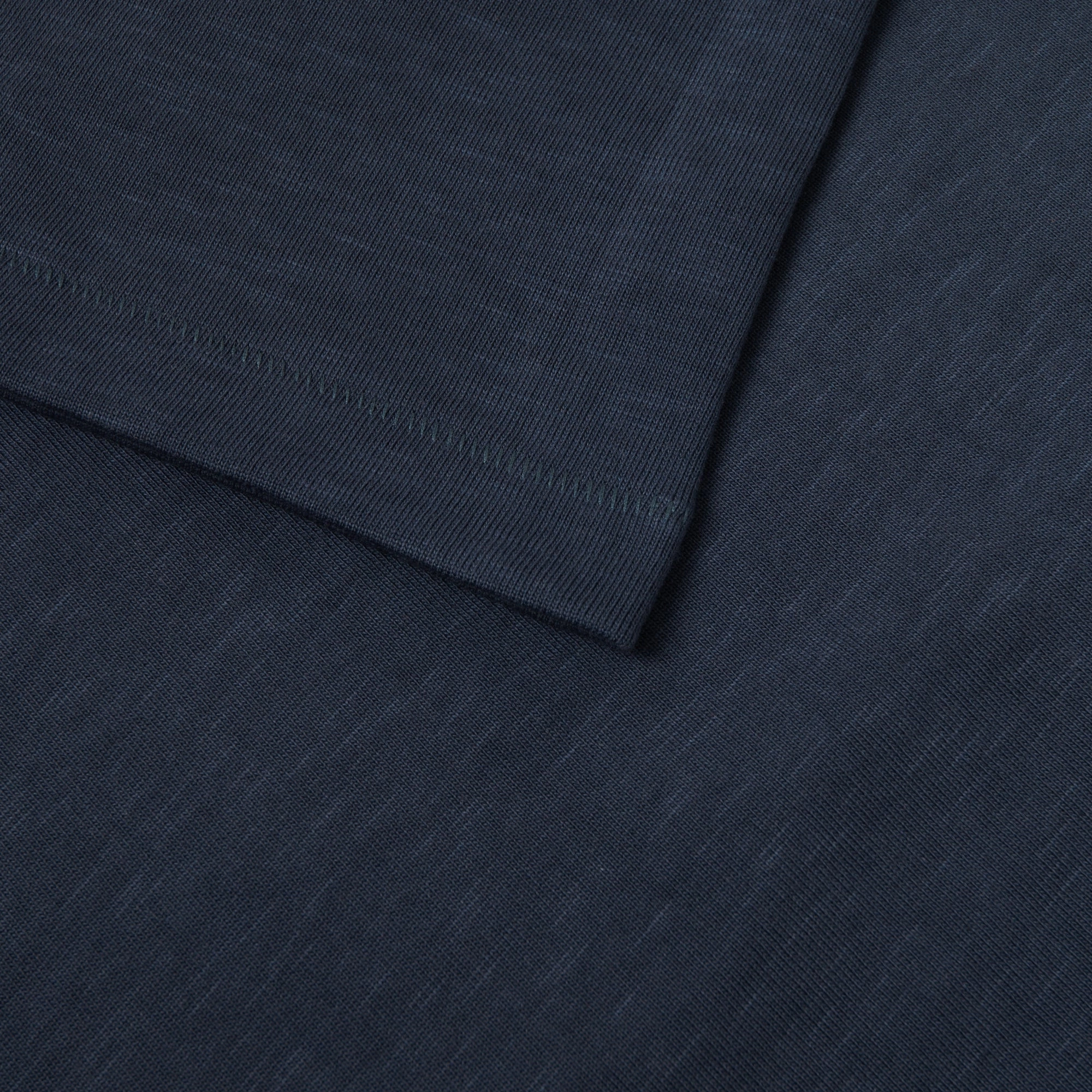 Merz b. Schwanen 2S14 Relaxed Heavyweight T-Shirt - Navy Cozy Wear WrinkleResistant Texture