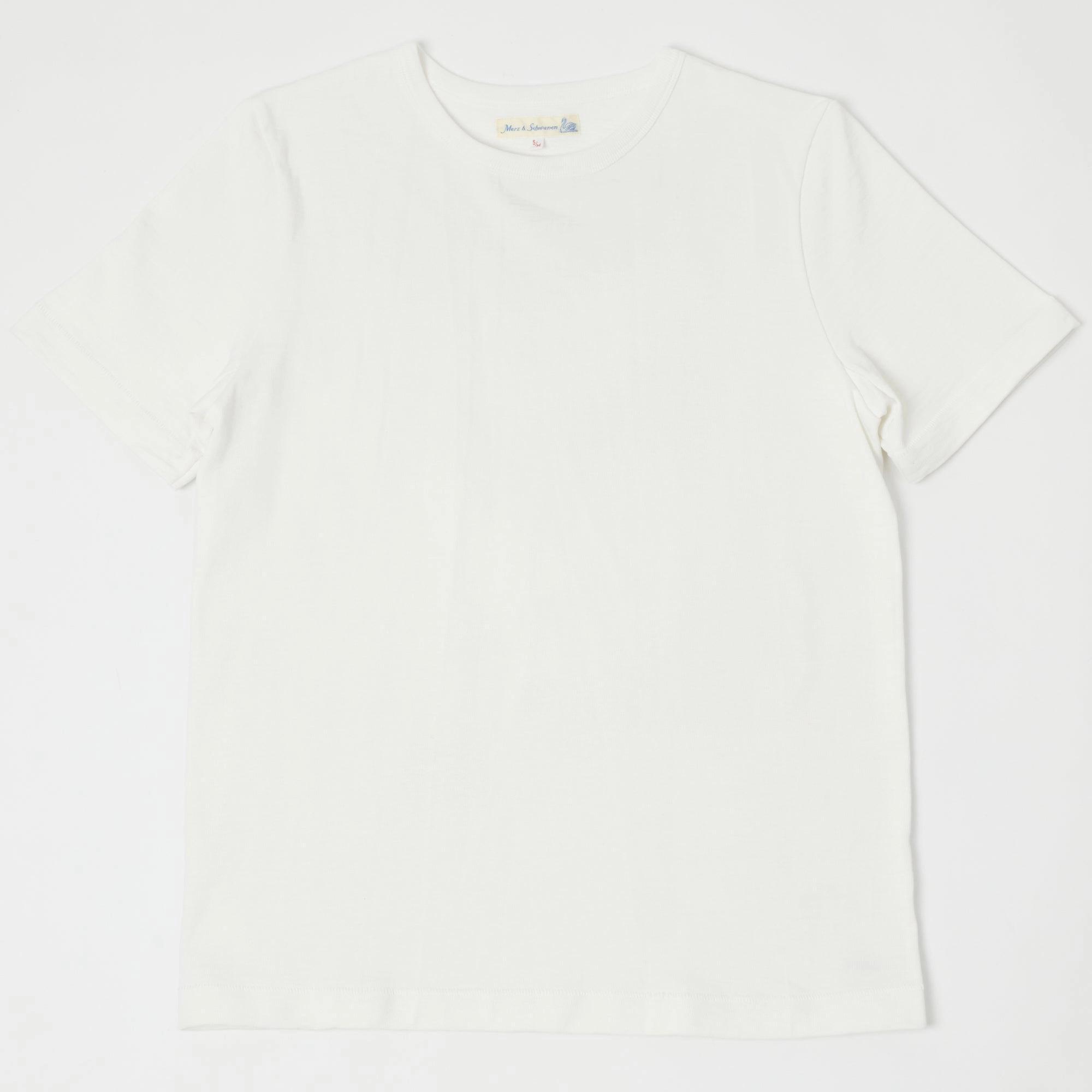 Sustainable production Merz b. Schwanen 2S14 Relaxed Heavyweight T-Shirt - White