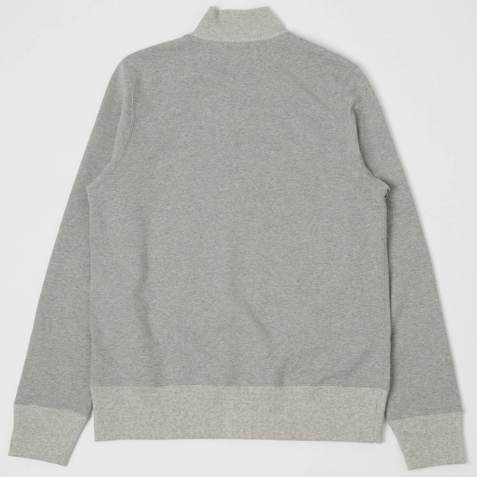 Designer product personalization Merz b. Schwanen 343Z Half Zip Sweatshirt - Grey Melange
