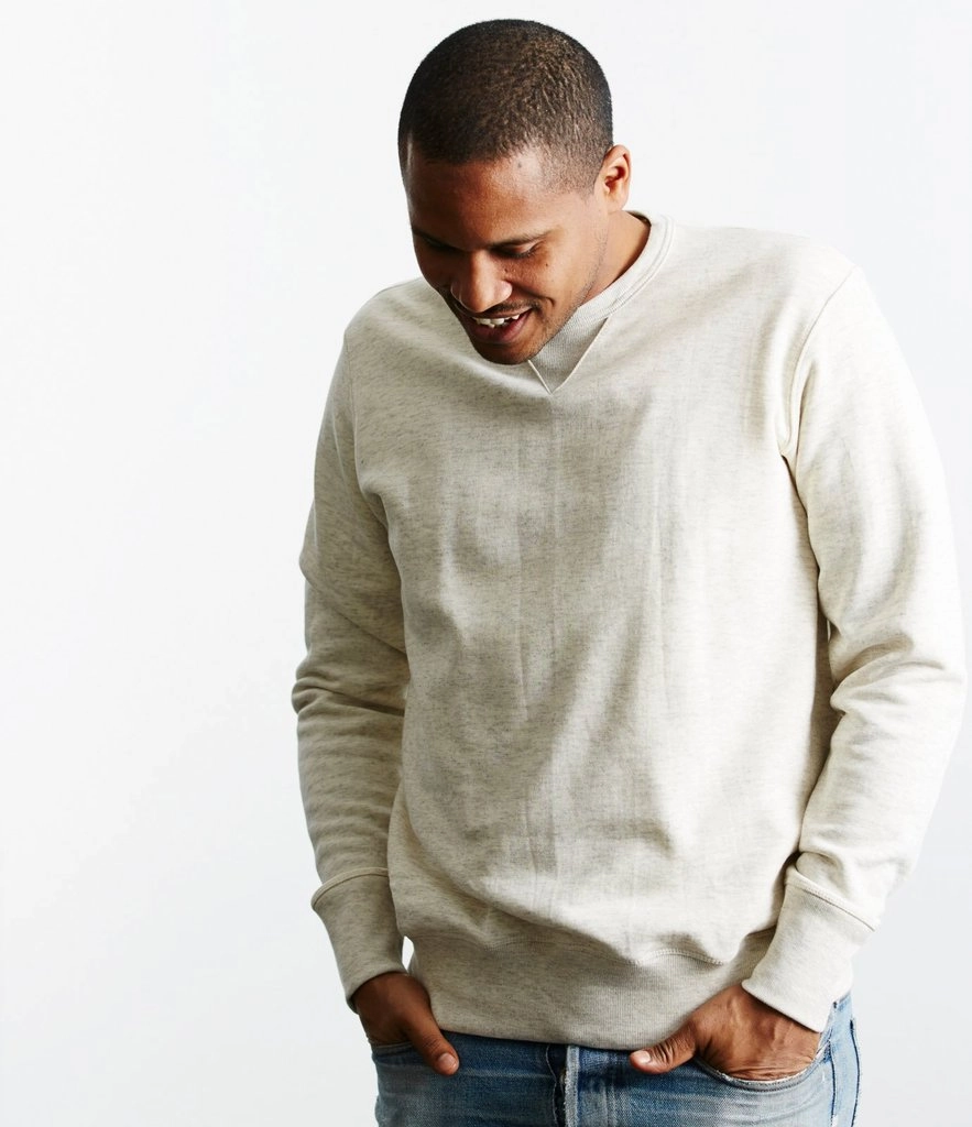 Timeless Bold Comfortable Outfit Merz b. Schwanen 346 Classic Sweatshirt - Nature Melange