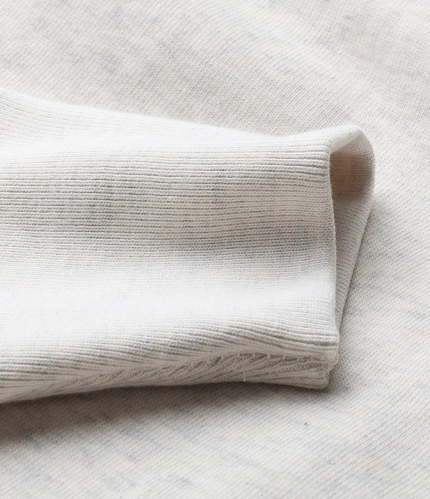 Breathable fabric Casual Fit Merz b. Schwanen 346 Classic Sweatshirt - Nature Melange