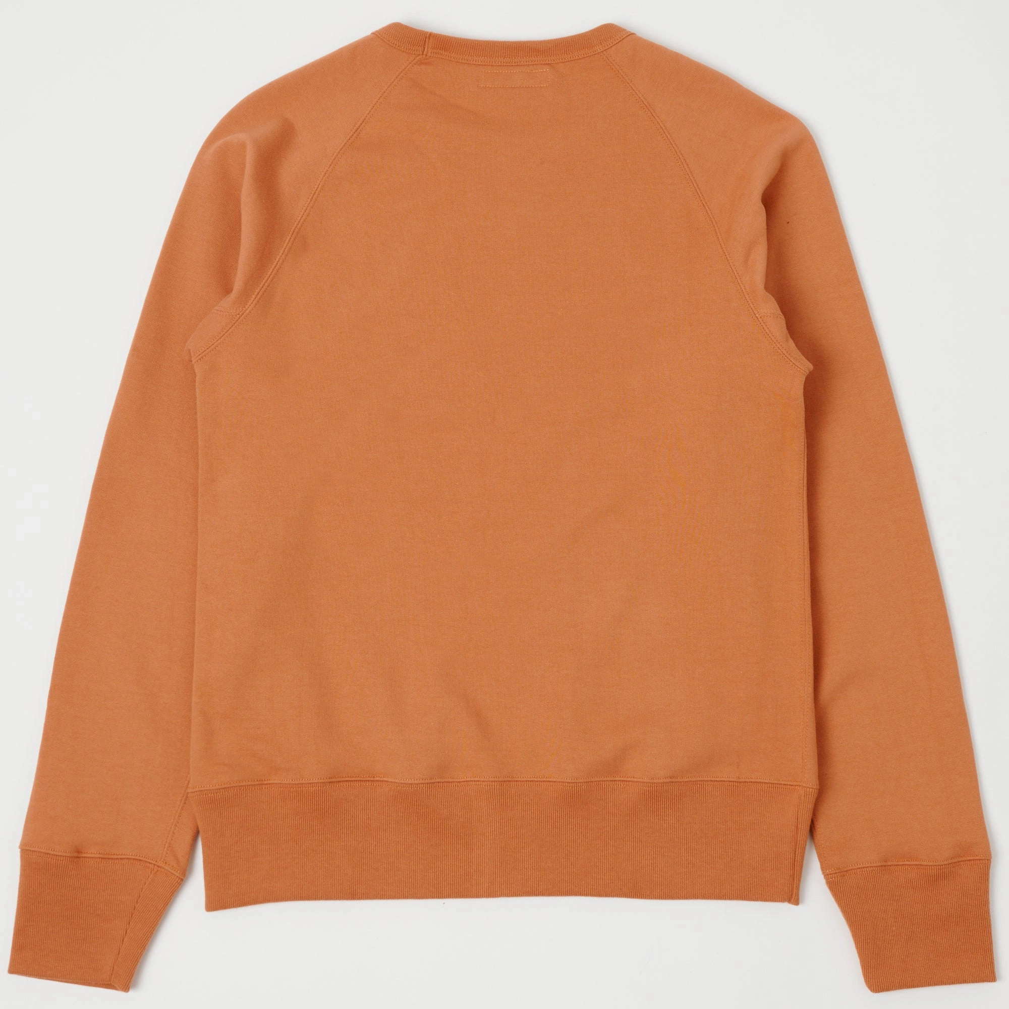 product flannel coziness product water resistant protection Merz b. Schwanen 349 Raglan Sleeve Sweatshirt - Sunset