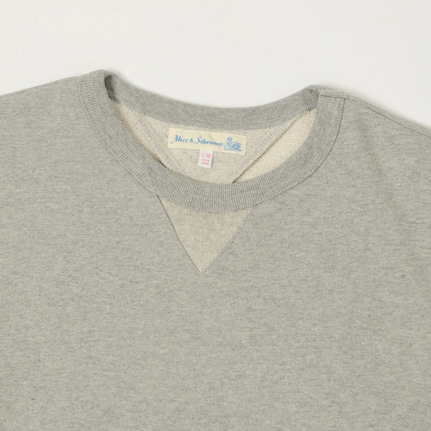 Merz b. Schwanen 3M46 Classic Jersey Sweatshirt - Grey Melange product fuzzy coziness Fashion Fit