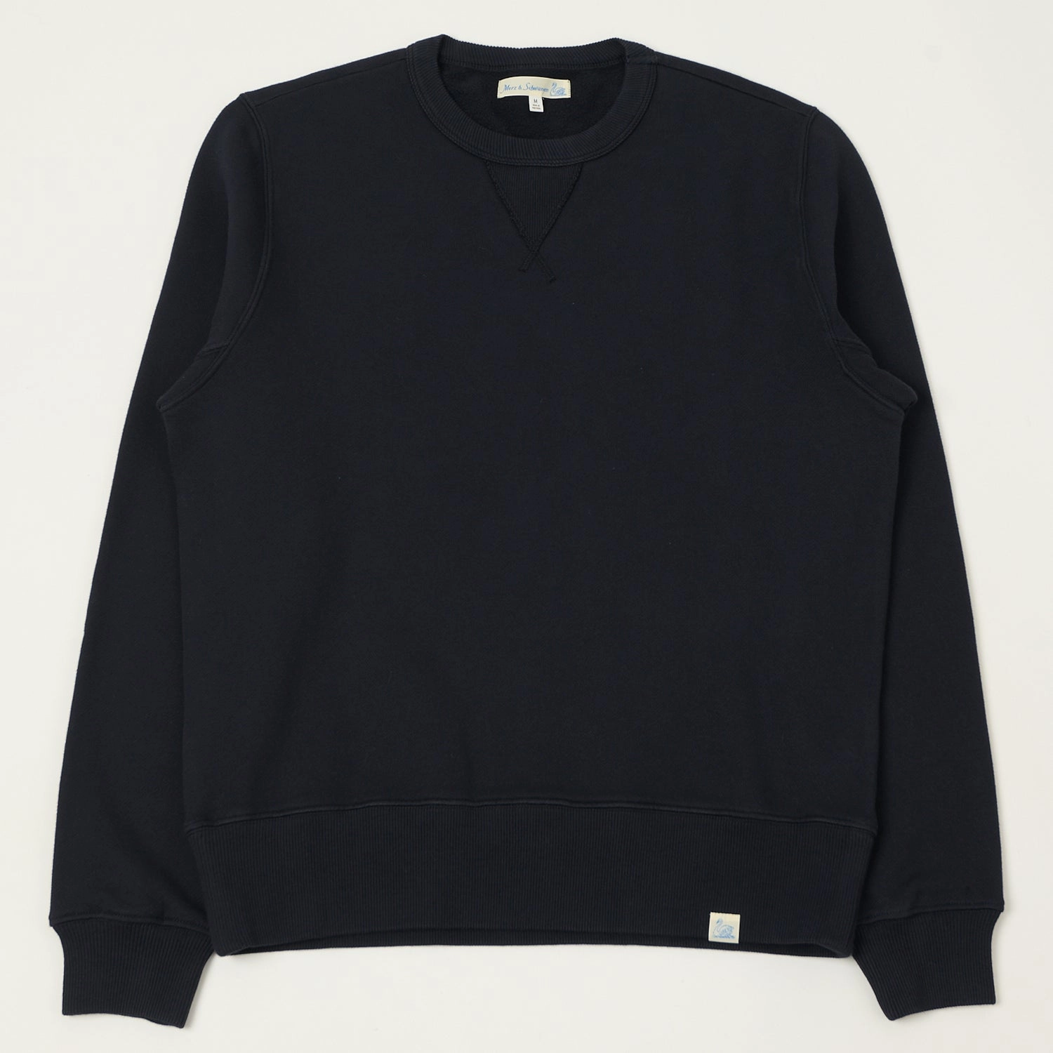 Merz b. Schwanen 'Good Basics' Athletic Sweatshirt - Dark Navy Winter Comfort Summer