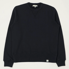 Merz b. Schwanen 'Good Basics' Athletic Sweatshirt - Dark Navy Winter Comfort Summer