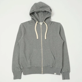 Layer Active Merz b. Schwanen 'Good Basics' Full Zip Hoodie - Grey Melange
