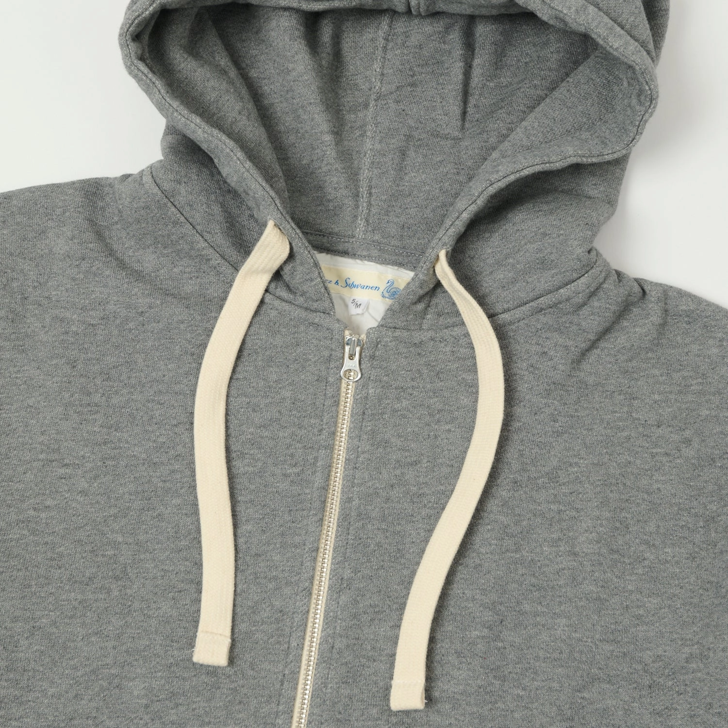 Merz b. Schwanen 'Good Basics' Full Zip Hoodie - Grey Melange product skiing suitable agility