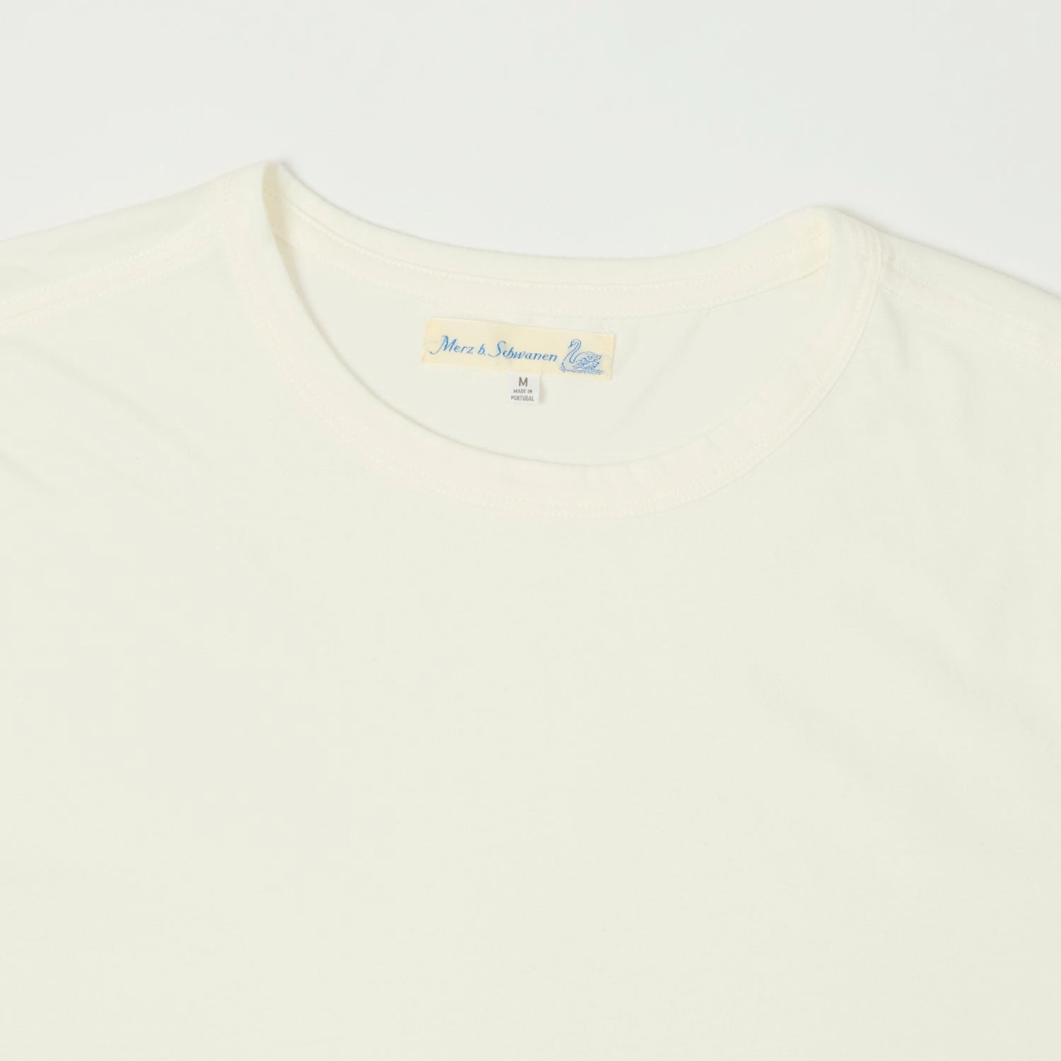 QuickDry All Season Wear Merz b. Schwanen 'Good Basics' Pima Cotton T-Shirt - White