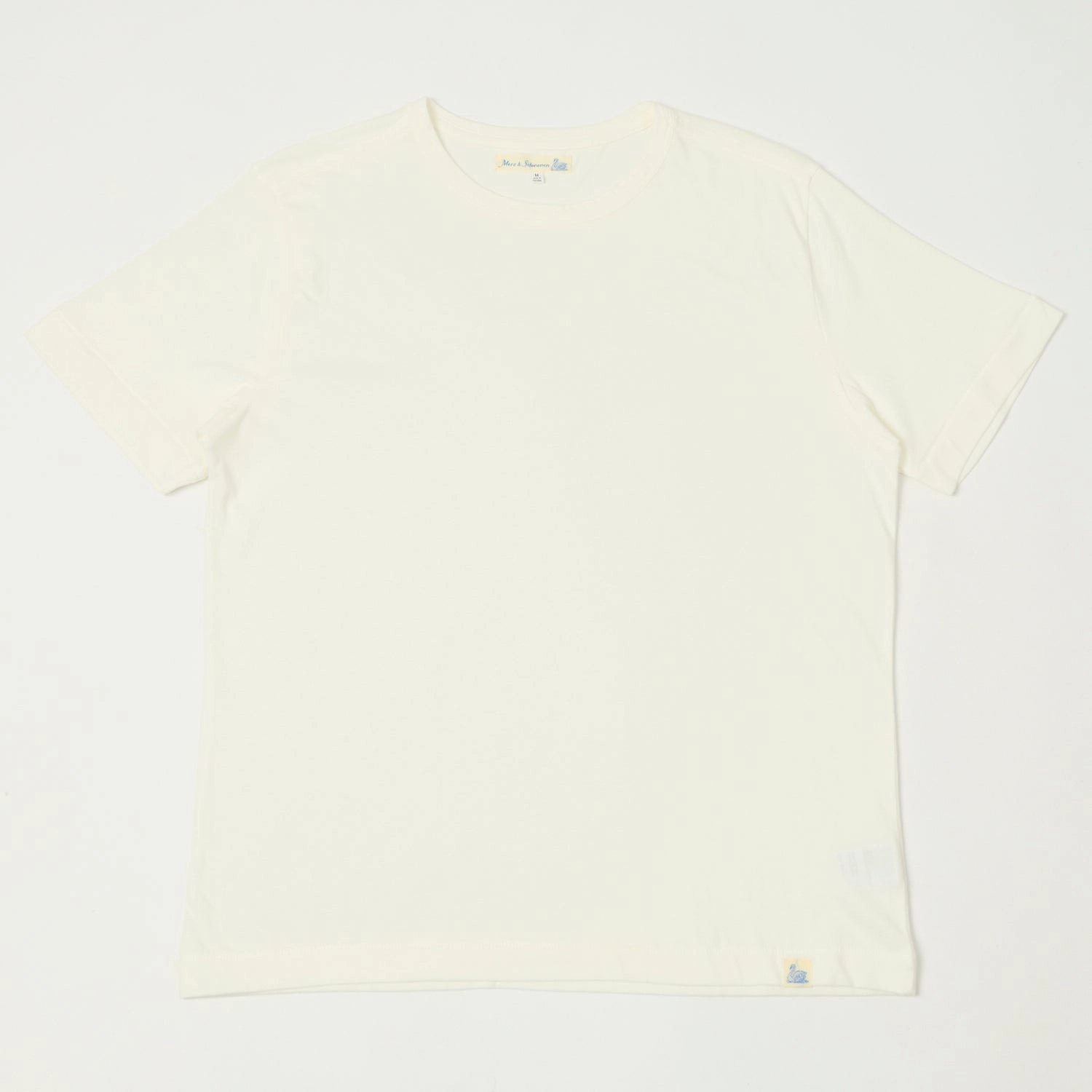 Merz b. Schwanen 'Good Basics' Pima Cotton T-Shirt - White Value for Money Reinforced Shoulders