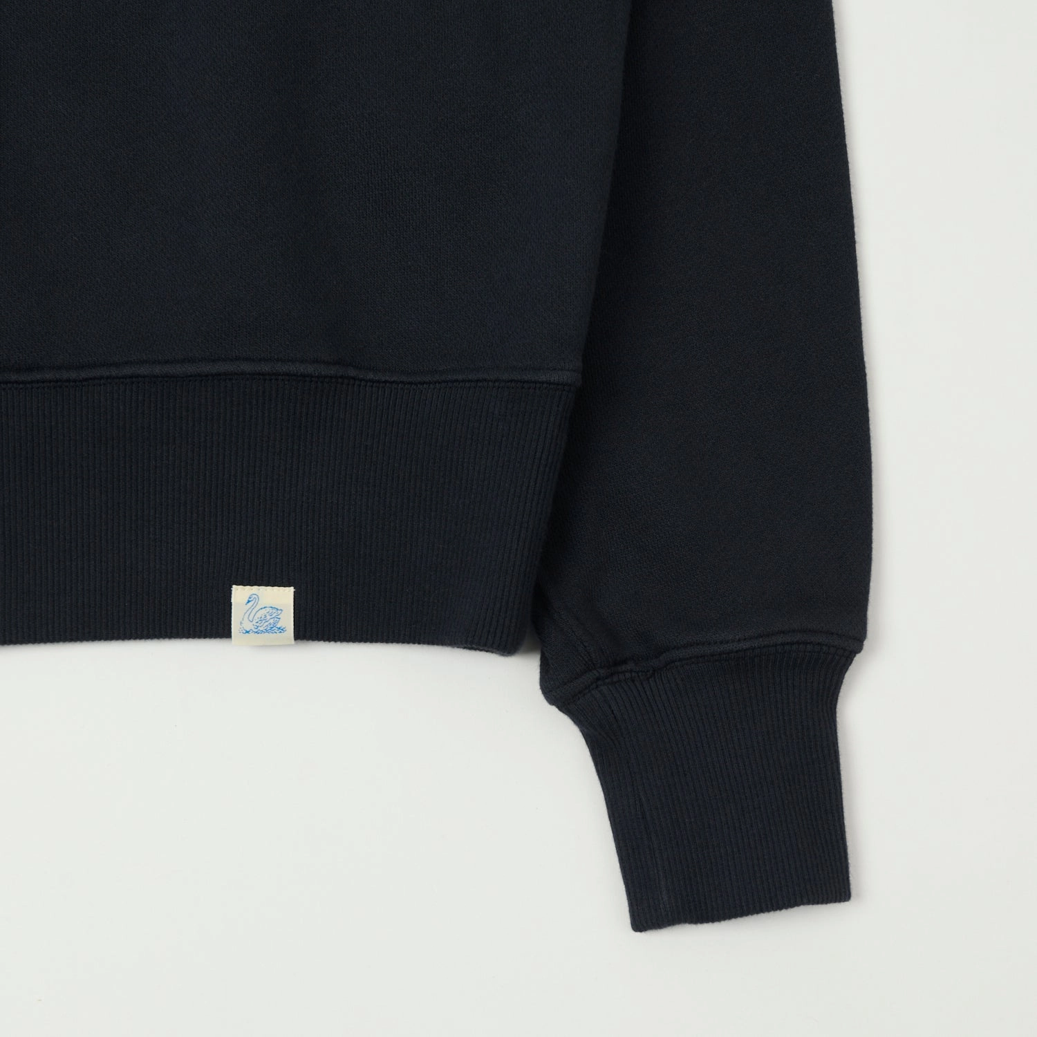 product budget friendly choice Fresh Look Merz b. Schwanen 'Good Basics' Quarter Zip Sweatshirt - Charcoal