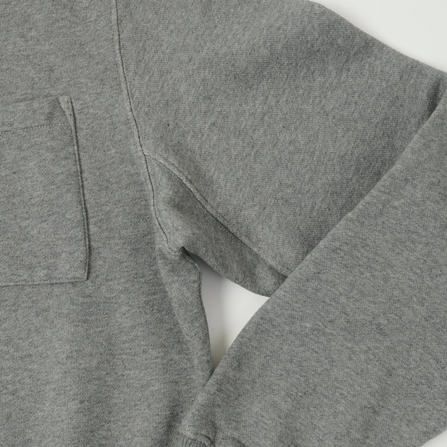 Merz b. Schwanen 'Good Basics' Quarter Zip Sweatshirt - Grey Melange goes with shorts Classic Sporty
