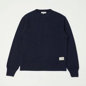 Outdoor Adventure glove accents Merz b. Schwanen 'Good Basics' Relaxed Sweatshirt - Dark Navy